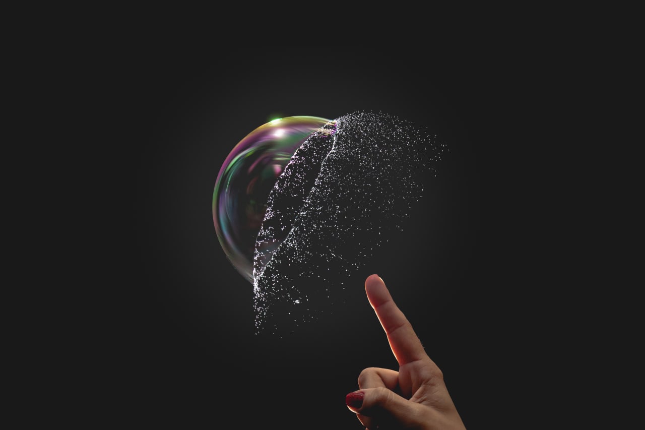 Wall Street trading floor with traders reacting to market changes